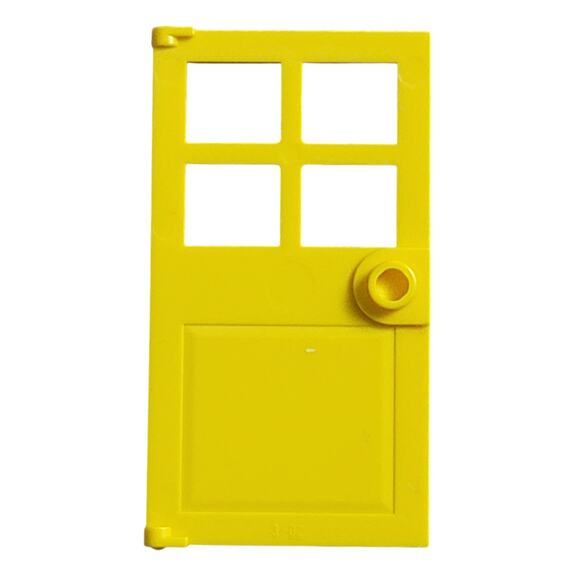 LEGO Door w/ 4 Panes Handle Yellow 60623 4528550 Replacement Parts Pieces Gift‎ - Picture 1 of 2